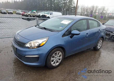 2016 Kia Rio Lx z USA, uszkodzony, nr VIN KNADM4A37G6585914